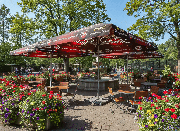 rio luxusní slunečník 4x4m